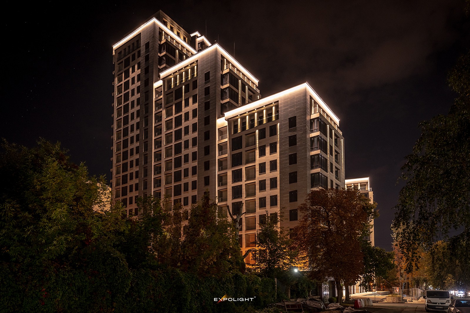 Crystal park Facade light